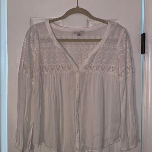 american eagle cardigan/button up